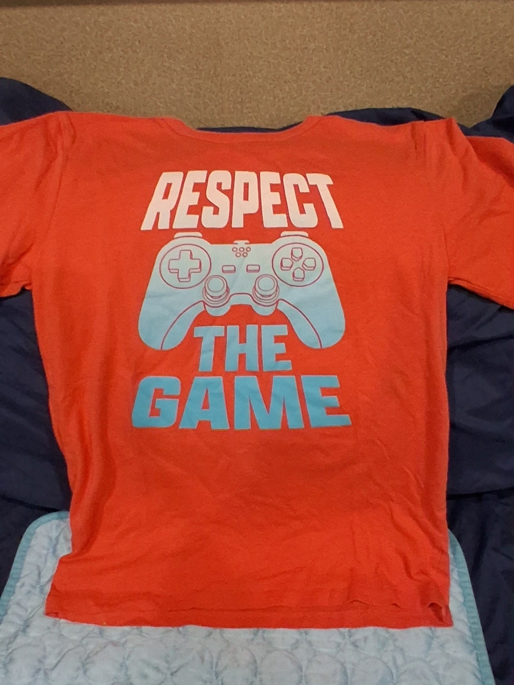 The Children's Place Orange Graphic 'Respect The Game' Tee